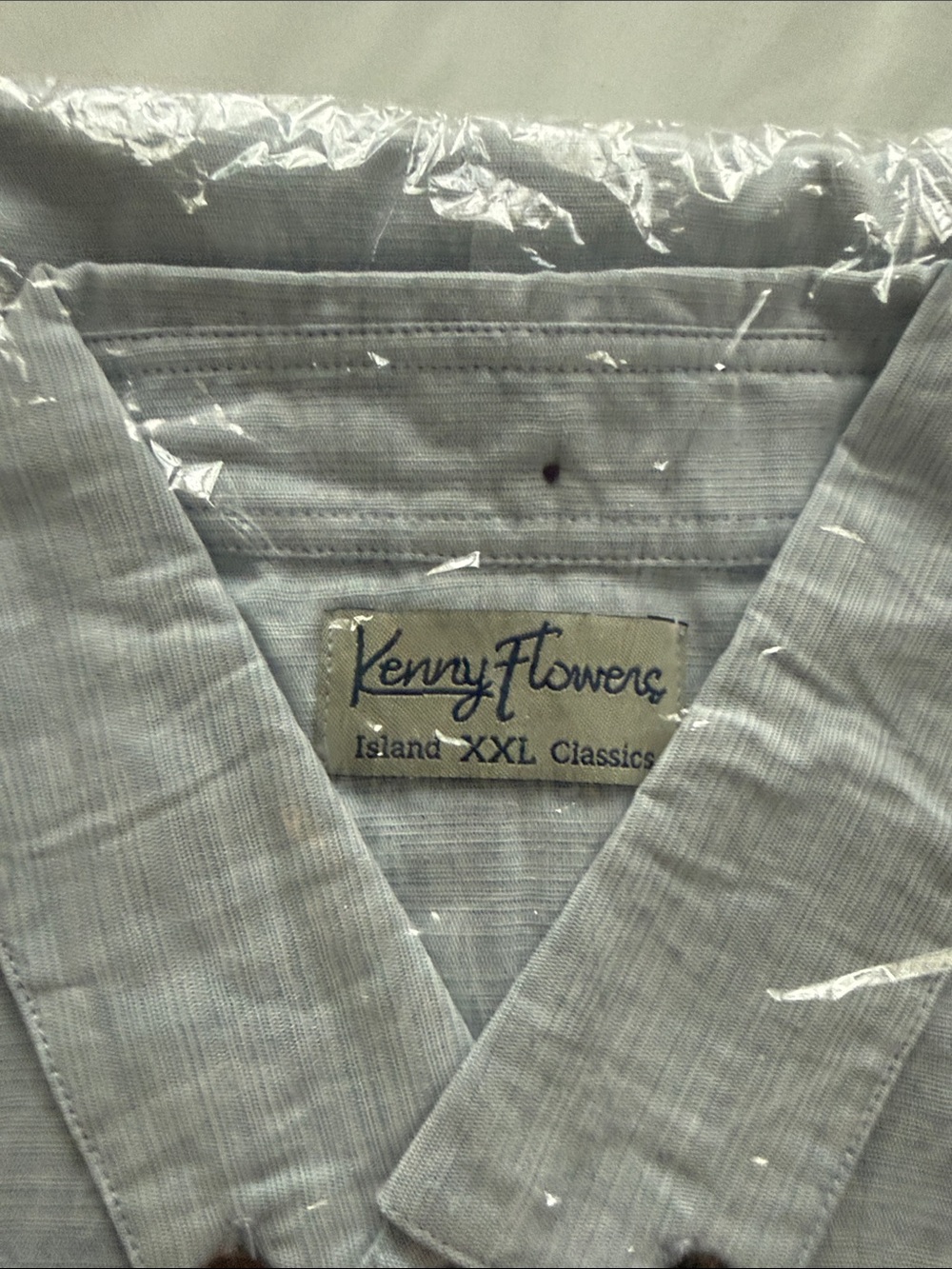 Kenny Flowers Light Gray Collared Button-Up Shirt